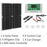 Panneau solaire 12 v 12 w kit de panneau solaire avec rgulateur de charge solaire, panneau solaire pour ...