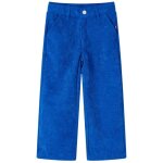 Pantalons pour enfants velours c�tel� bleu cobalt 92