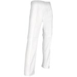Pantalon de peintre en coton serg� blanc t46 - lma lebeurre - 100144 t46