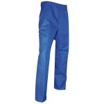 Lma - pantalon de travail 100141 clou taille 58 bleu bugatti braguette  boutons coton