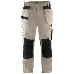Blaklader - pantalon artisan beige / noir - 155518602799 taille 52