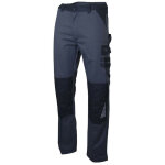 Lebeurre - pantalon de travail lma sulfate taille 46 gris sombre / noir multipoches zro mtal