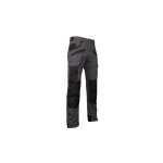 Lma - pantalon de travail multipoches � genouill�res gris / noir - 1261 argile taille 38