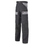 Pantalon de travail multipoches ruler work attitude noir / gris t5 - lafont - la - 1attup - 6 - 2988 ...
