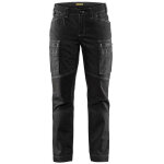 Blaklader - pantalon de services femme stretch cordura denim noir 40