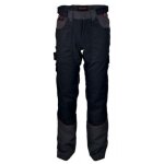 Pantalon ultra ergonomique sans genouill�res yp76 - noir et gris - 40 / 42