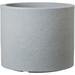 Panzano 40, bac � plantes / pot � fleurs / jardini�re, cylindrique, coloris: stony grey, fabriqu� avec ...