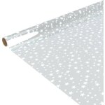 Papier cadeau transparent imprim 500x70cm - feeric lights & christmas