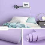 Memkey - papier peint adh�sif violet clair film adh�sif pour meuble salon chambre fille cuisine placard ...