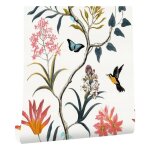 Ineasicer - papier peint auto - adhsif papier adhsif pour meubles fleur de fleurs et feuilles colores ...