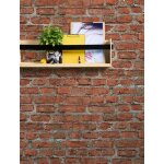 Papier peint brique rouge papier peint brique papier peint intiss� et emboss� id�al pour salon