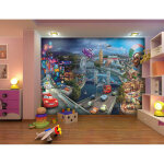 Papier peint cars 2 disney 360x254 cm Papier peint cars 2 disney 360x254 cm