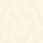 Bricoflor - papier peint damass bureau & salon | papier peint baroque beige clair en relief | tapisserie ...