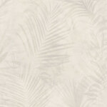 Bricoflor - papier peint feuille | papier peint beige cr�me effet aquarelle | papier peint clair vinyle ...