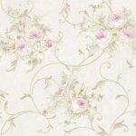Profhome - papier peint floral 304202 papier peint intissé texturé avec un dessin floral mat rose vert ... Profhome - papier peint floral 304202 papier peint intissé texturé avec un dessin floral mat rose vert ...