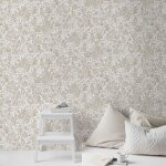 Superfresco easy - papier peint intiss� for�t magique puck 1005 x 52cm ocre, blanc