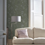 Papier peint intiss� laura ashley branches elderwood sage 1005 x 52cm vert doux