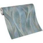 Bricoflor - papier peint moderne gris argent salon tapisserie graphique grise couloir & salon papier ...