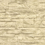 Papiers peints modernes pour salon & entr�e | papier peint effet pierre beige | tapisserie imitation ...