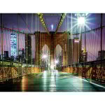 Papier peint new york brooklyn bridge neon 360x270 cm