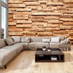 Papier peint palissade - 100 x 70 cm