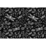 Papier peint panoramique sur fond noir pour salle de bain | tapisserie panoramique à motifs fleurs et ... Papier peint panoramique sur fond noir pour salle de bain | tapisserie panoramique à motifs fleurs et ...