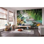 Komar - papier peint photo le livre de la jungle disney nager avec baloo 368cm x 254cm Komar - papier peint photo le livre de la jungle disney nager avec baloo 368cm x 254cm