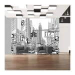 Paris prix - papier peint 'dans les rues de new york' 270 x 350 cm Paris prix - papier peint 'dans les rues de new york' 270 x 350 cm