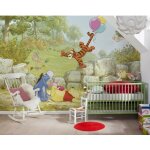 Papier peint winnie l'ourson ballon disney 368x254 cm Papier peint winnie l'ourson ballon disney 368x254 cm