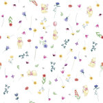 Papier peint - winnie the pooh summer - rouleau: 53 x 1005 cm