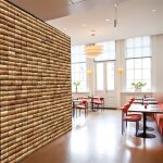 Papier peint panoramique intiss� 270x250 cm ? d�cor bouchons de li�ge ? pour salon et chambre ? pose ...