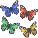 Papillons d�coration jardin exterieur ext�rieure, d�coration murale en m�tal, design salon cuisine decoration ...