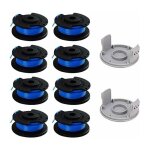 Paquet de 10 bobines de rechange pour tondeuse � pouce ryobi, compatibles avec ryobi one + ac14rl3a, ...
