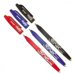 Mediawave store - paquet de 12 stylos pilot frixion clicker 07 effa�able et rechargeable couleur: rouge ...