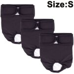 Paquet de 3 couches lavables rutilisables pour chien, pantalon physiologique pour chien trs absorbant ...