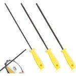 Paquet de 3 limes de tron�onneuse, limes de tron�onneuse, aff�teur de cha�ne de tron�onneuse avec poign�e, ...