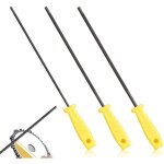 Paquet de 3 limes de tron�onneuse, limes de tron�onneuse, aff�teur de cha�ne de tron�onneuse avec poign�e, ...