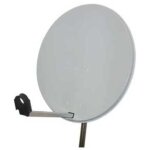 Parabole alu 85cm blanche