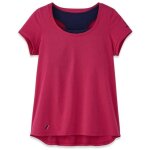 Parade - t - shirt de travail avec brassire manches courtes femme olda framboise m