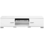 Paradise - meuble tv 2 portes 140cm blanc Paradise - meuble tv 2 portes 140cm blanc