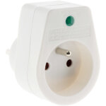 Prise parafoudre simple 2p + t - security pro zenitech