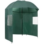 Parapluie de p�che vert 220x193 cm vidaxl