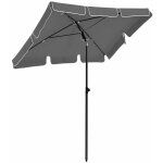 Parasol de balcon rectangulaire 1, 8 x 1, 25 m protection upf 50 + ombrelle toile avec rev�tement en ...