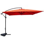 Concept - usine - parasol carr� solenzara terracotta 3x3 m�tres solenzara