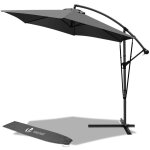 [jamais utilis] parasol deporte 3m avec housse de protection et sangle de fixation gris
