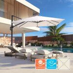 Parasol d�port� anti uv pour jardin et ext�rieur 3x3 waikiki