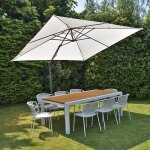Gecko outdoor - parasol d�port� �cru 3x3 m celestia