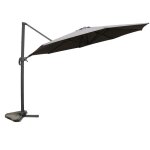 Concept - usine ? parasol d�port� octogonal 350 cm gris ? toile d�perlante 230 gr / m� ? rotation 360� ...