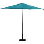 Hesperide - parasol droit rond 2, 7m soya bleu canard hespéride Hesperide - parasol droit rond 2, 7m soya bleu canard hespéride