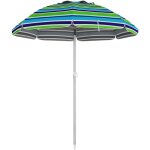 Parasol inclinable r�glable de plage protection uv40 + �178 cm sac transport inclus